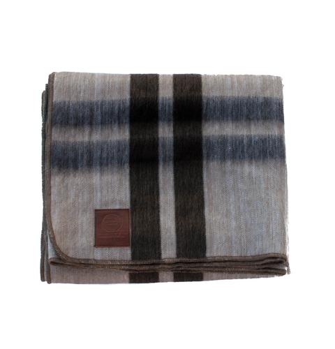 Alpaca Blanket - Tan & Brown Frame - EQUAL UPRISE