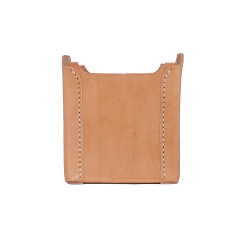 Leather Basket - Natural - Small