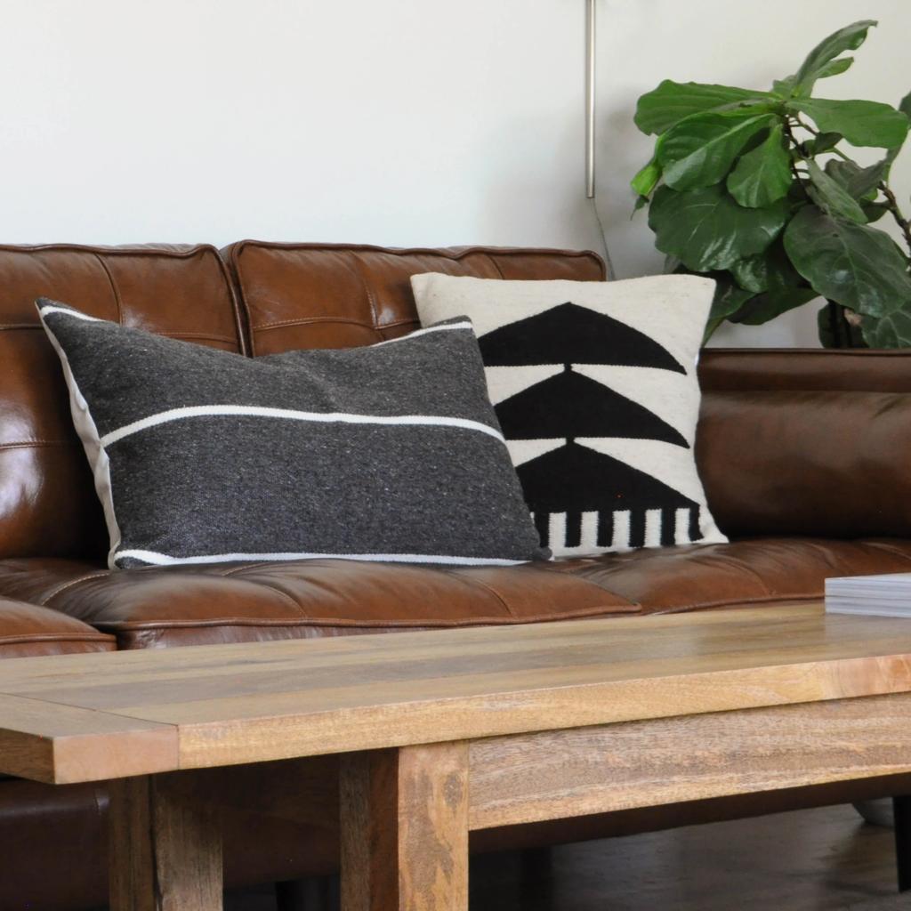 Horizon Pillow Cover - Charcoal - EQUAL UPRISE