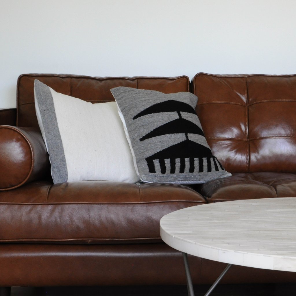 Block Pillow Cover - Grey & White - EQUAL UPRISE