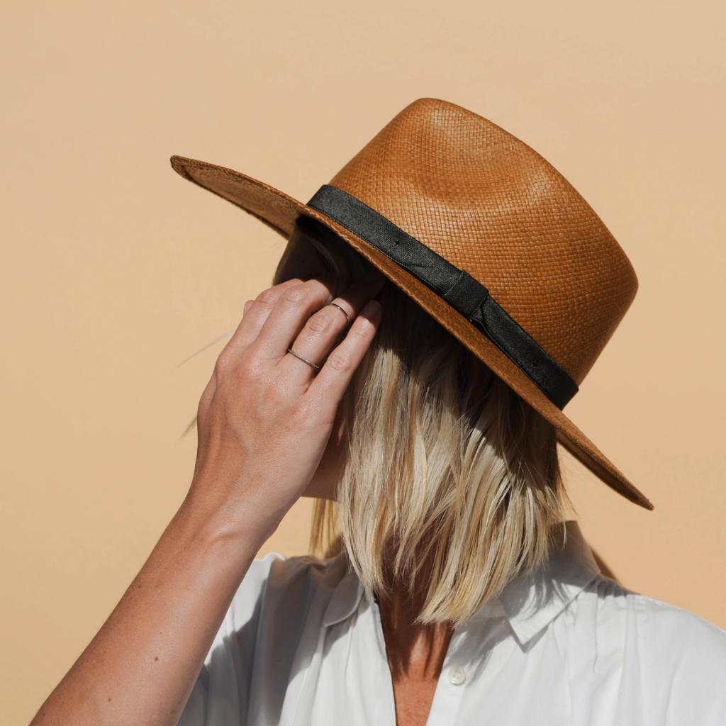 Avocado Straw Hat - Honey - EQUAL UPRISE