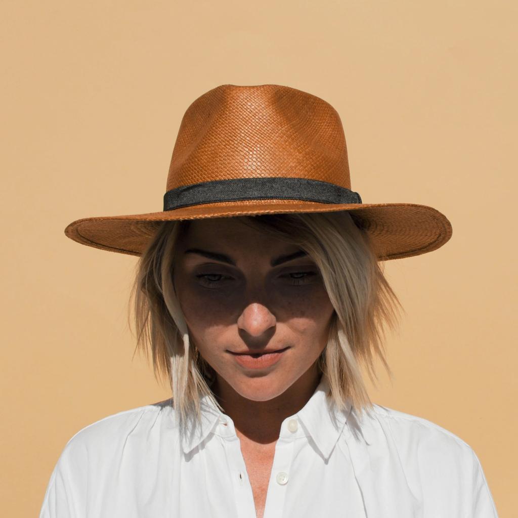 Avocado Straw Hat - Honey - EQUAL UPRISE