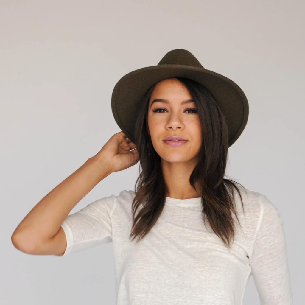 Traditional Fedora - Olive - EQUAL UPRISE